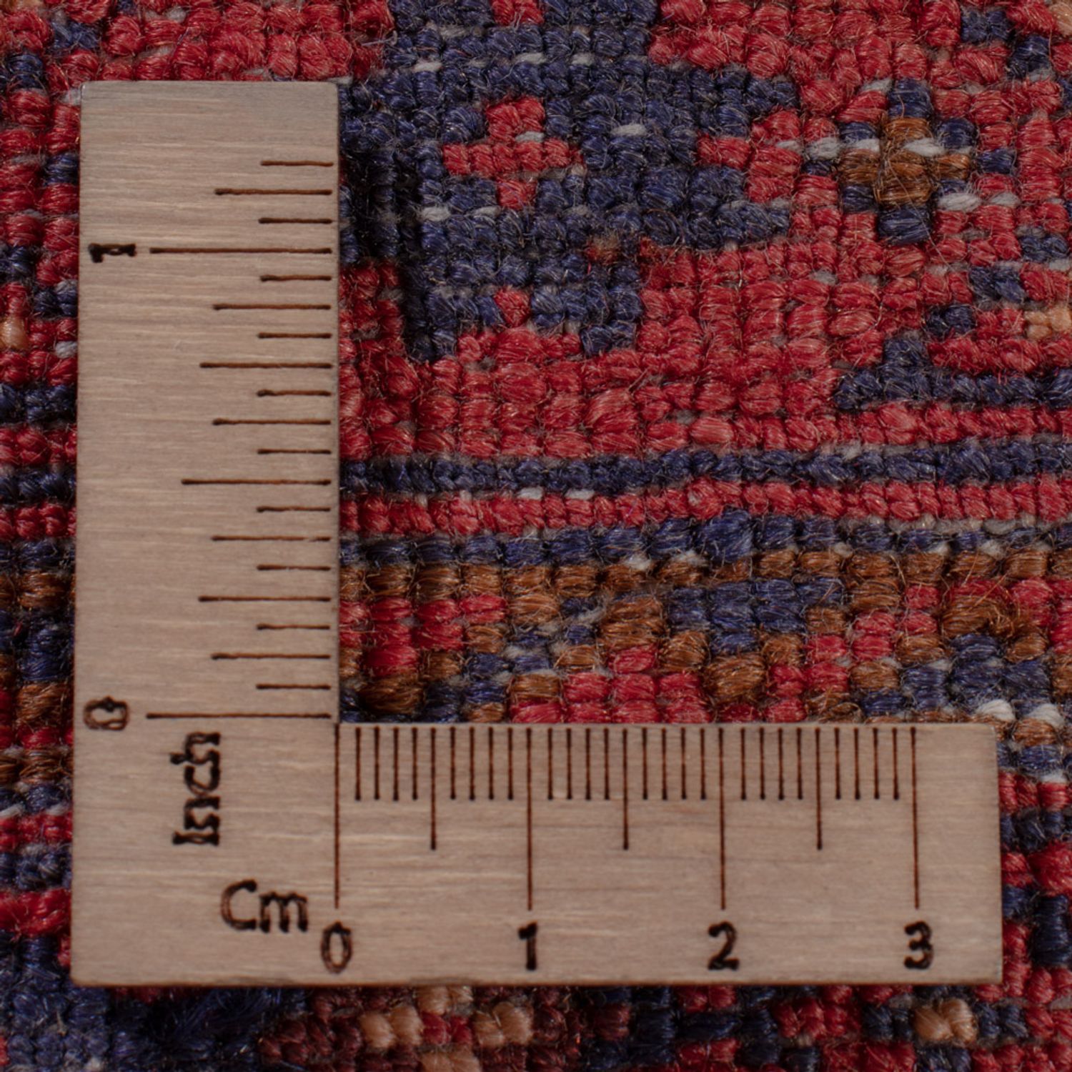 Kelimteppe - Orientalsk - 190 x 147 cm - mørk rød