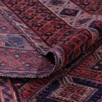 Kelimteppe - Orientalsk - 188 x 152 cm - mørk rød