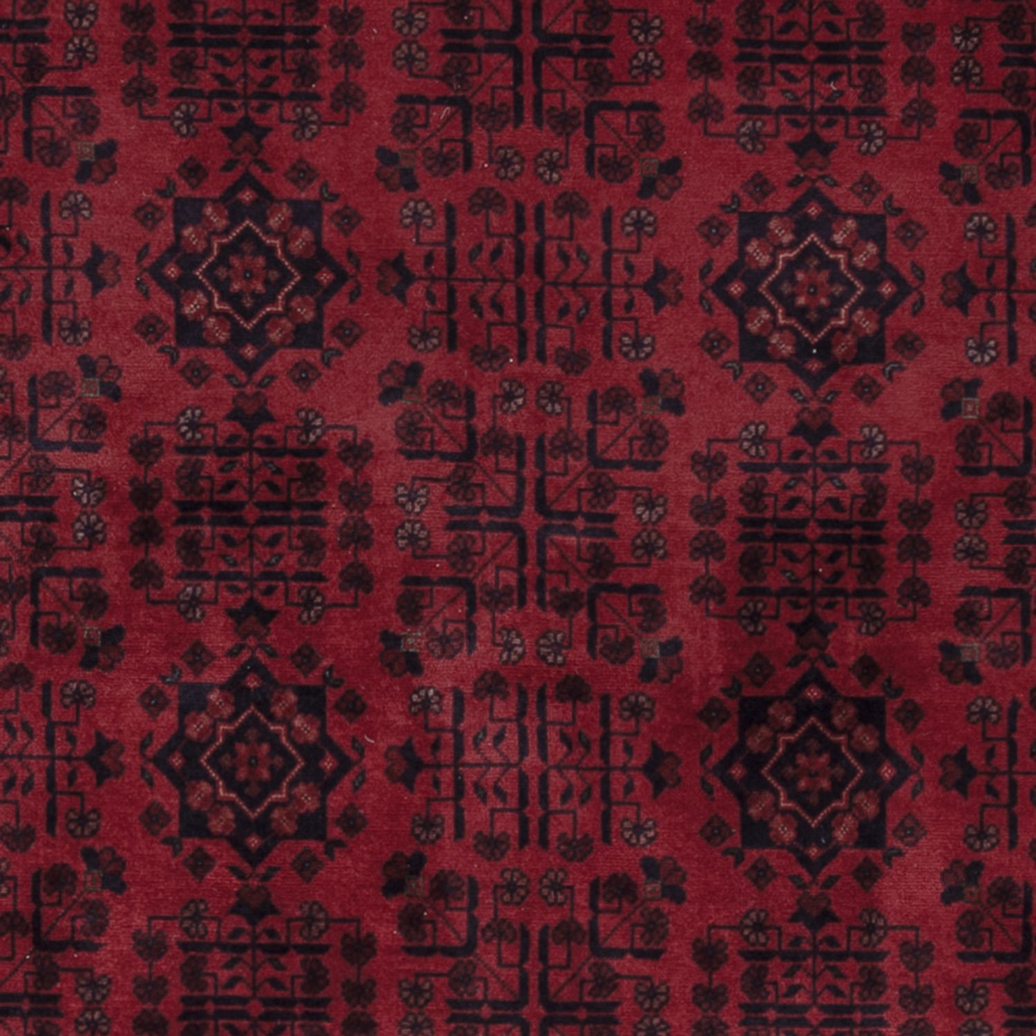 Afghan Rug - Royal - 290 x 198 cm - dark red