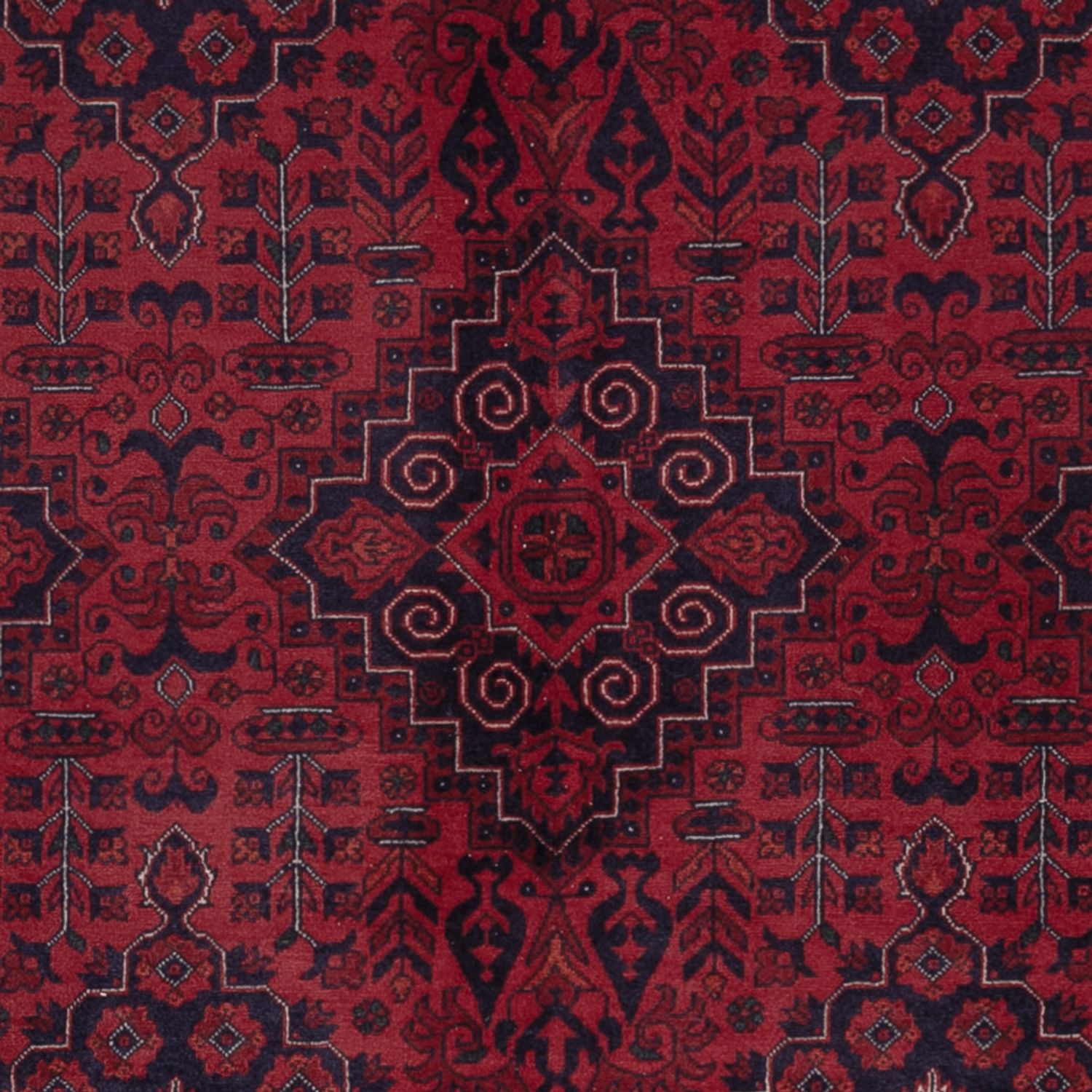 Afghan Rug - Royal - 301 x 204 cm - dark red
