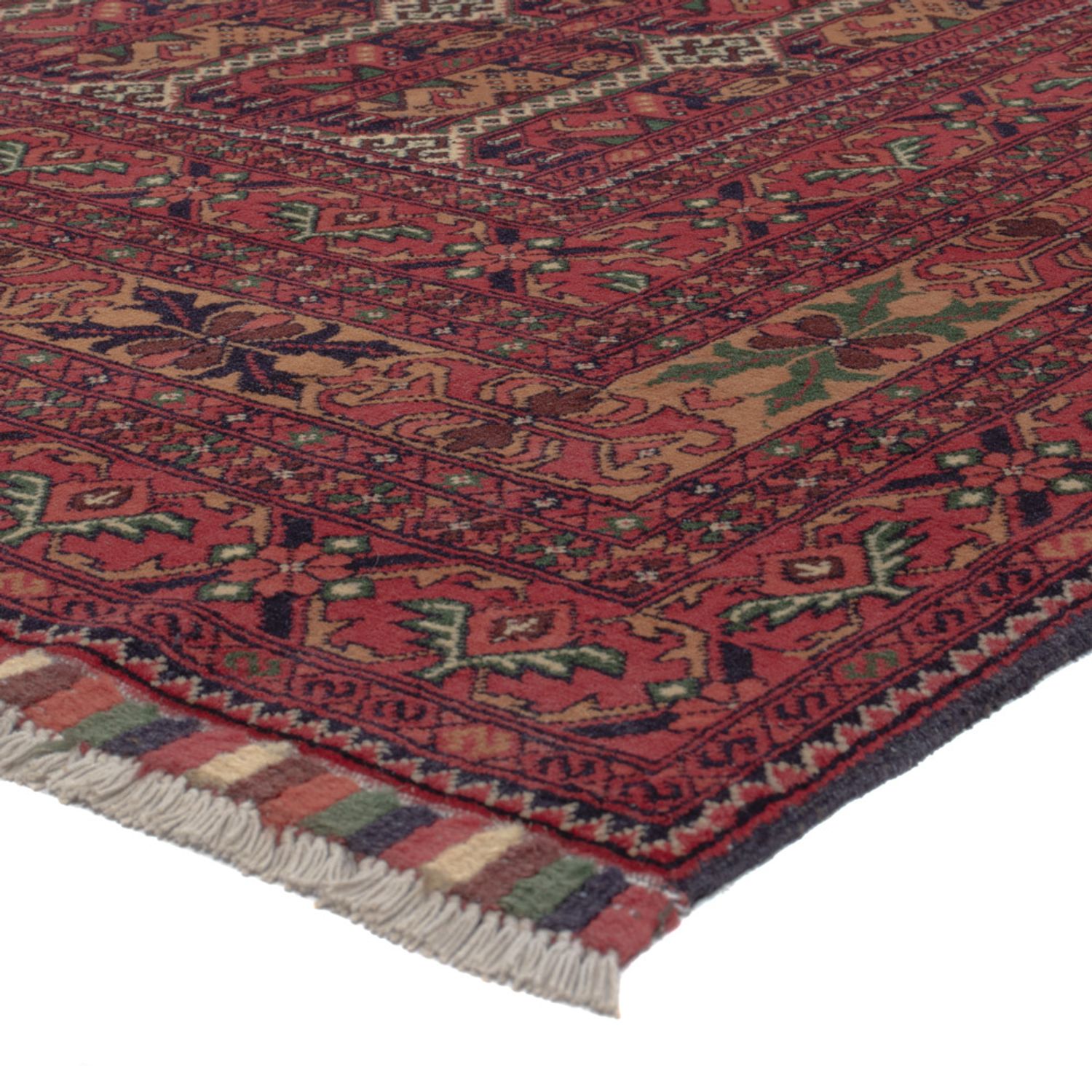 Afghan Rug - Royal - 288 x 194 cm - dark red