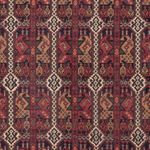 Afghan Rug - Royal - 288 x 194 cm - dark red