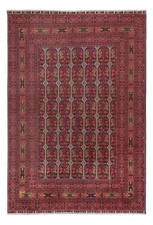 Afghan Rug - Royal - 283 x 193 cm - dark red