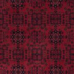 Afghansk matta - Kungliga - 305 x 206 cm - mörkröd