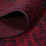 Afghansk matta - Kungliga - 305 x 206 cm - mörkröd