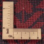 Afghansk matta - Kungliga - 294 x 202 cm - mörkröd