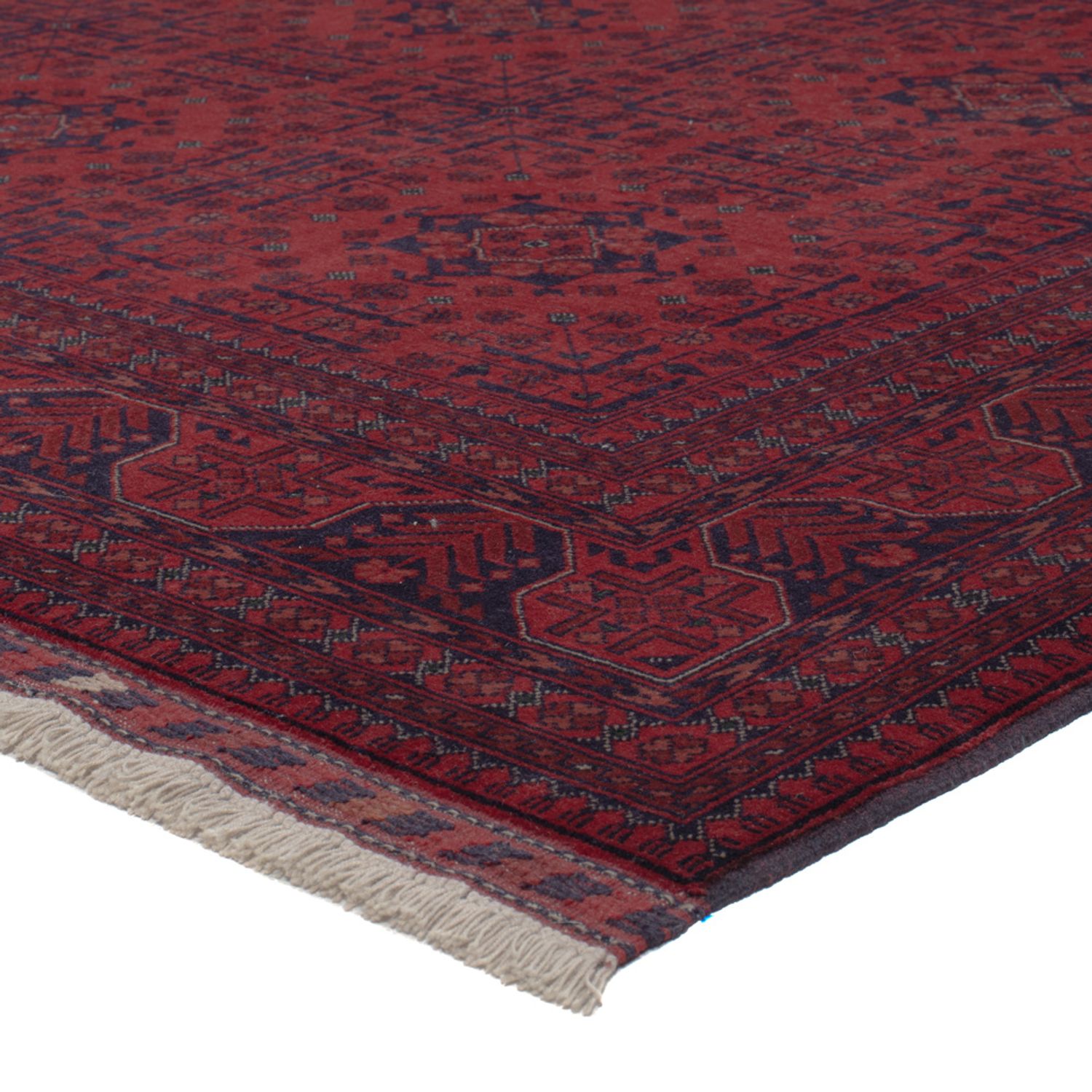 Afghan Rug - Royal - 294 x 206 cm - dark red