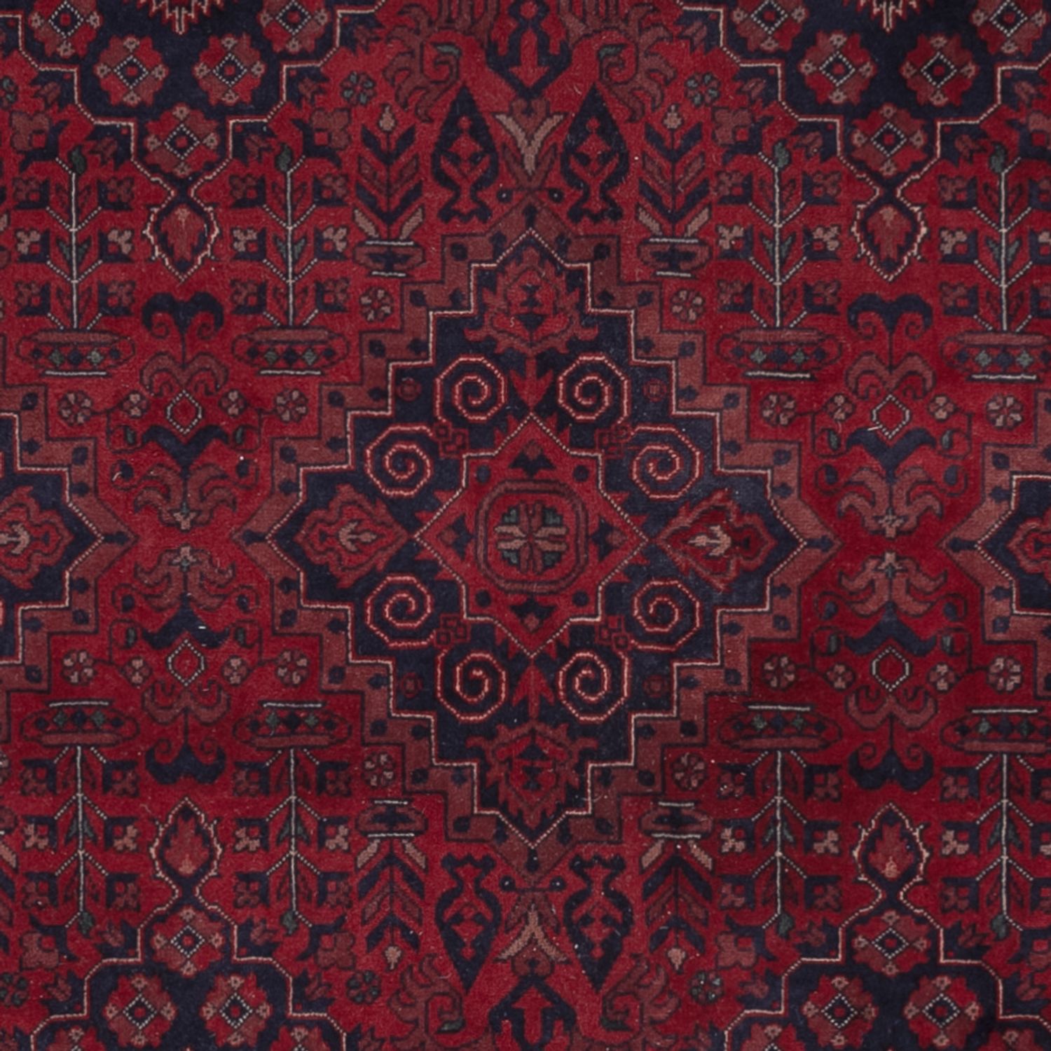 Afghan Rug - Royal - 297 x 206 cm - dark red