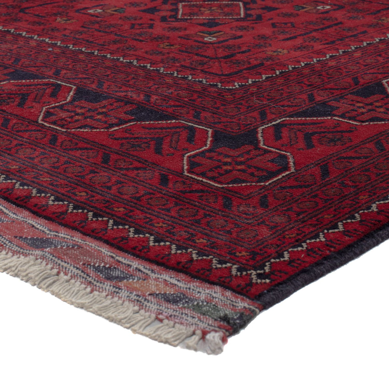 Afghan Rug - Kunduz - 296 x 200 cm - dark red