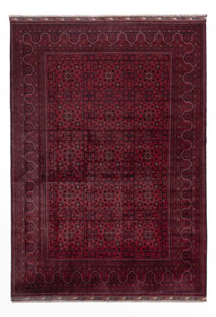 Afghan Rug - Kunduz - 296 x 207 cm - dark red