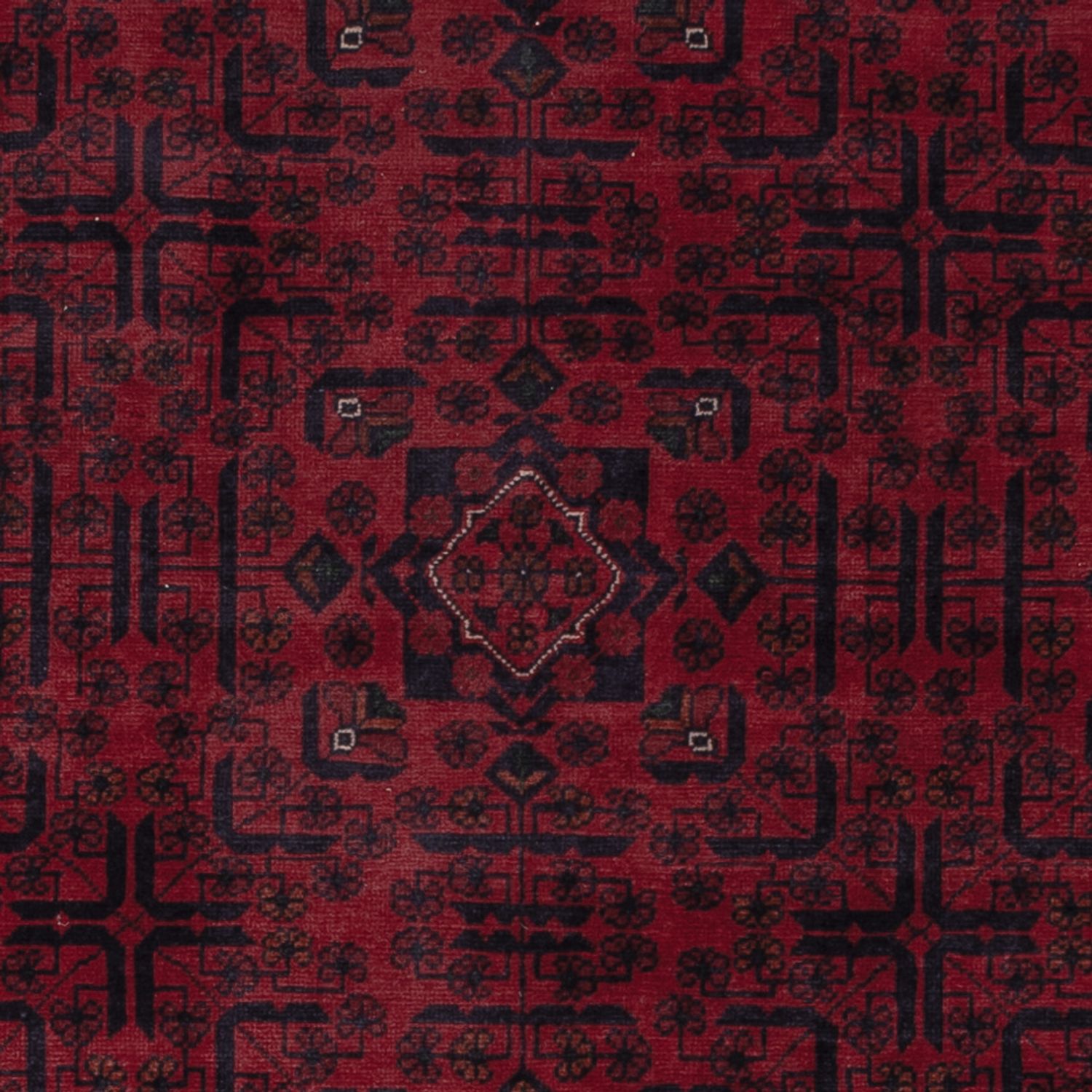 Afghan Rug - Kunduz - 295 x 201 cm - dark red