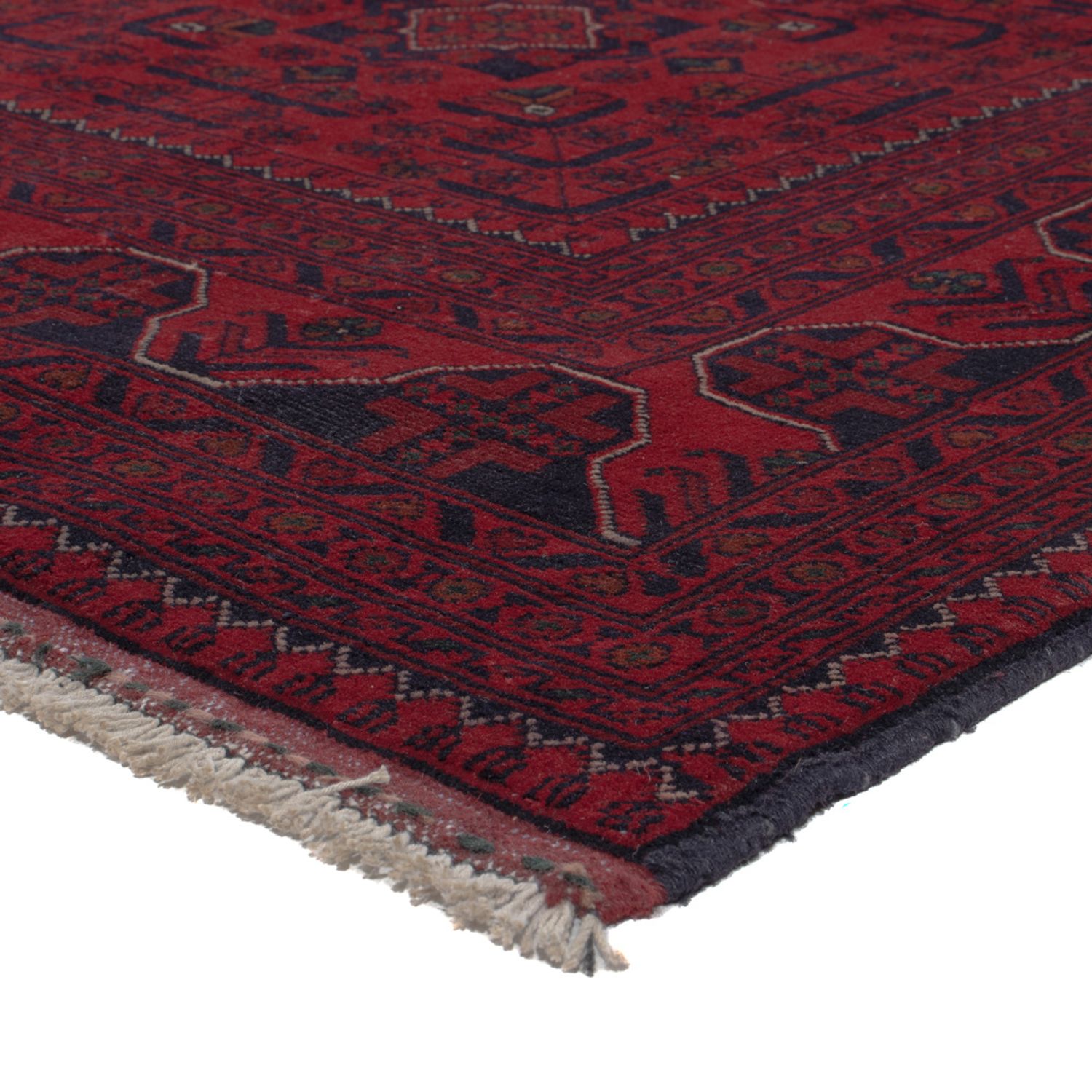 Afghan Rug - Kunduz - 295 x 201 cm - dark red