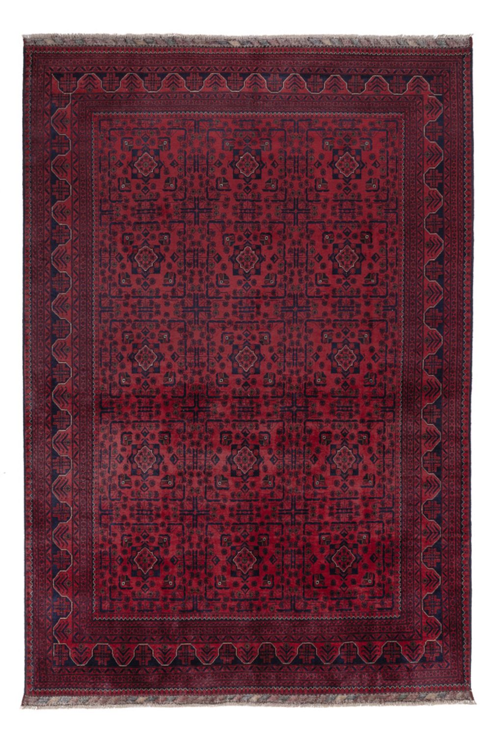 Afghan Rug - Kunduz - 295 x 200 cm - dark red