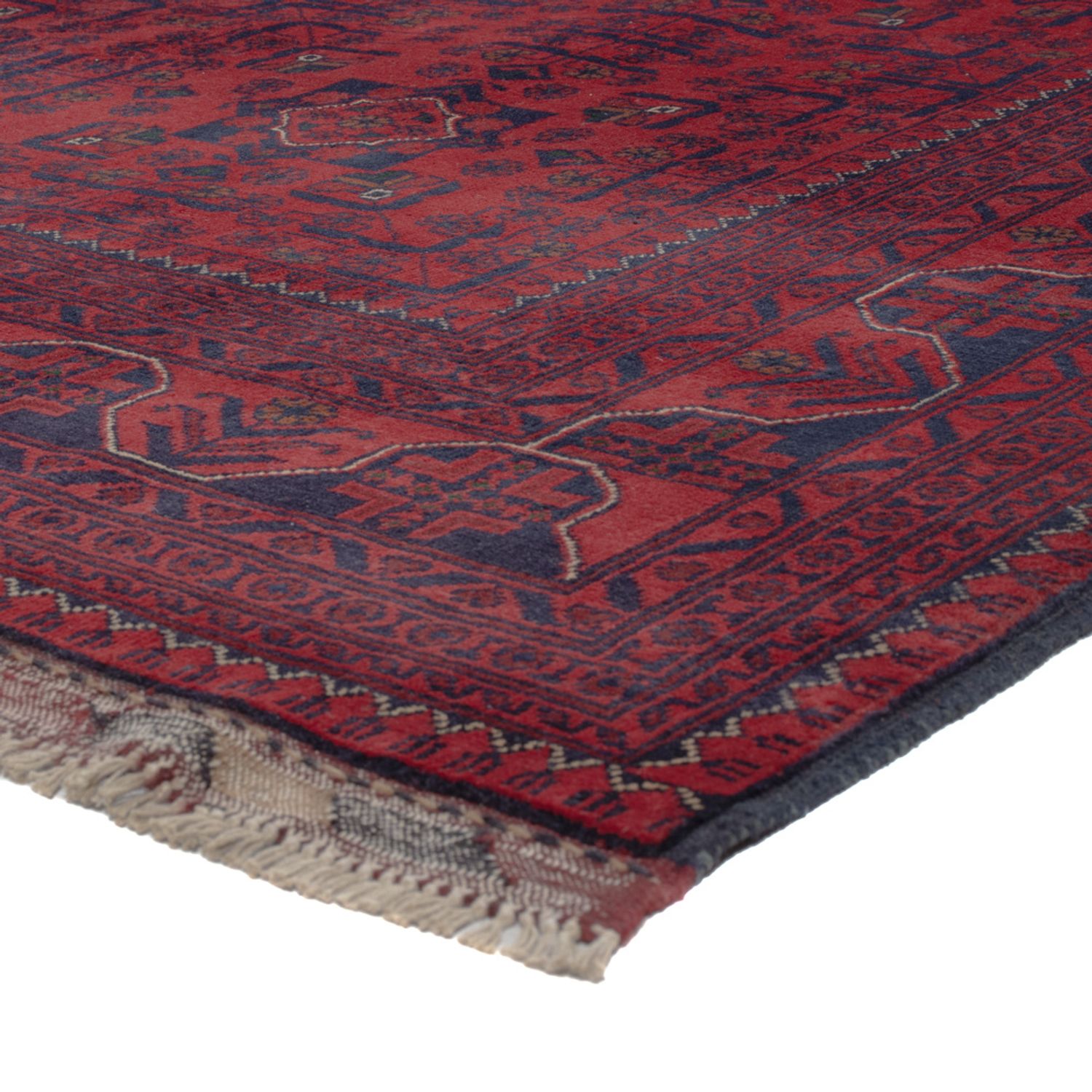 Afghan Rug - Kunduz - 295 x 200 cm - dark red