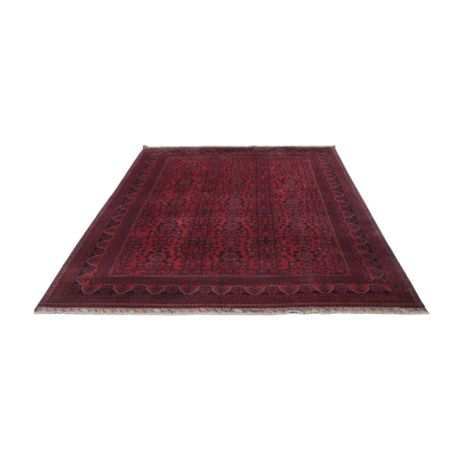 Afghan Rug - Kunduz - 295 x 200 cm - dark red