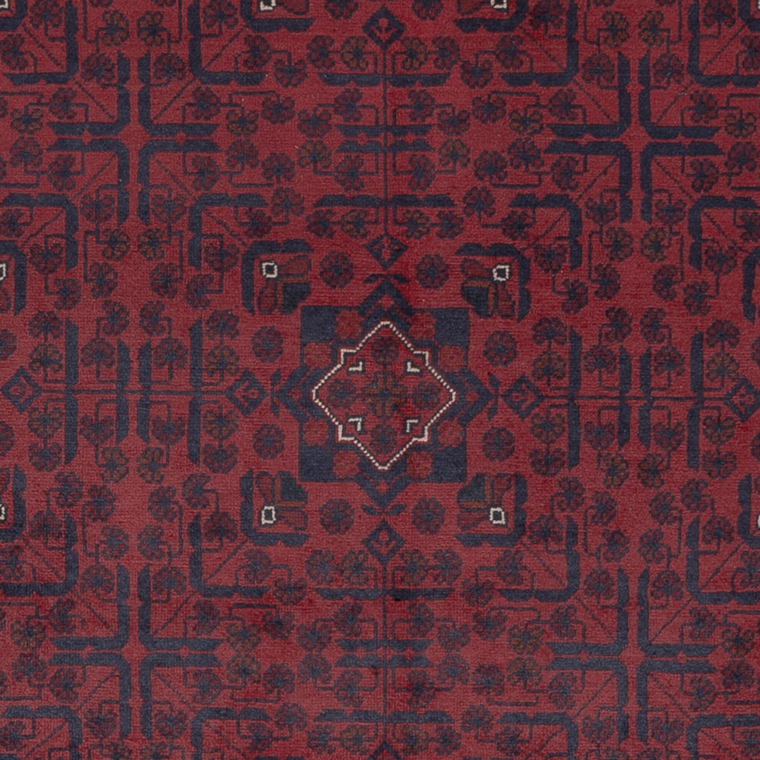 Afghan Rug - Kunduz - 292 x 200 cm - dark red