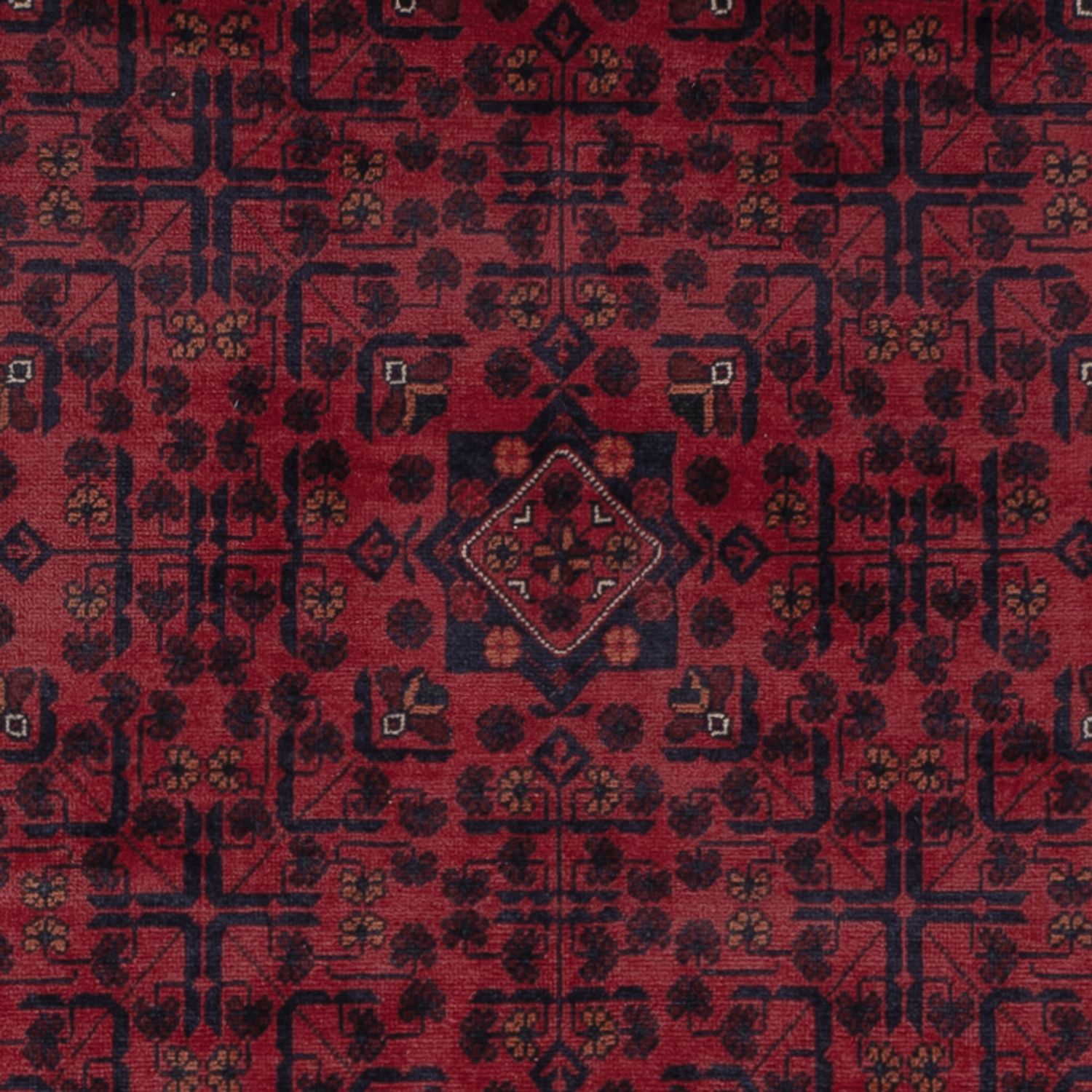 Afghan Rug - Kunduz - 290 x 198 cm - dark red