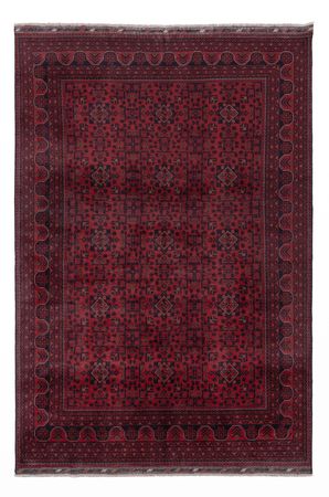 Afghan Rug - Kunduz - 290 x 198 cm - dark red