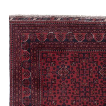 Afghan Rug - Kunduz - 290 x 198 cm - dark red