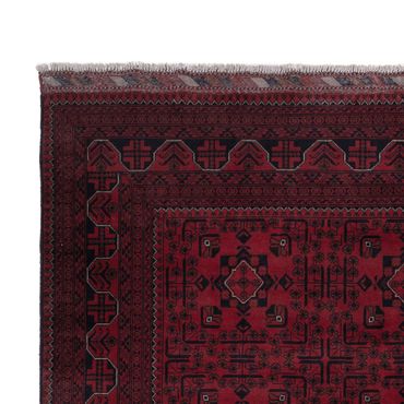 Afghan Rug - Kunduz - 301 x 196 cm - dark red