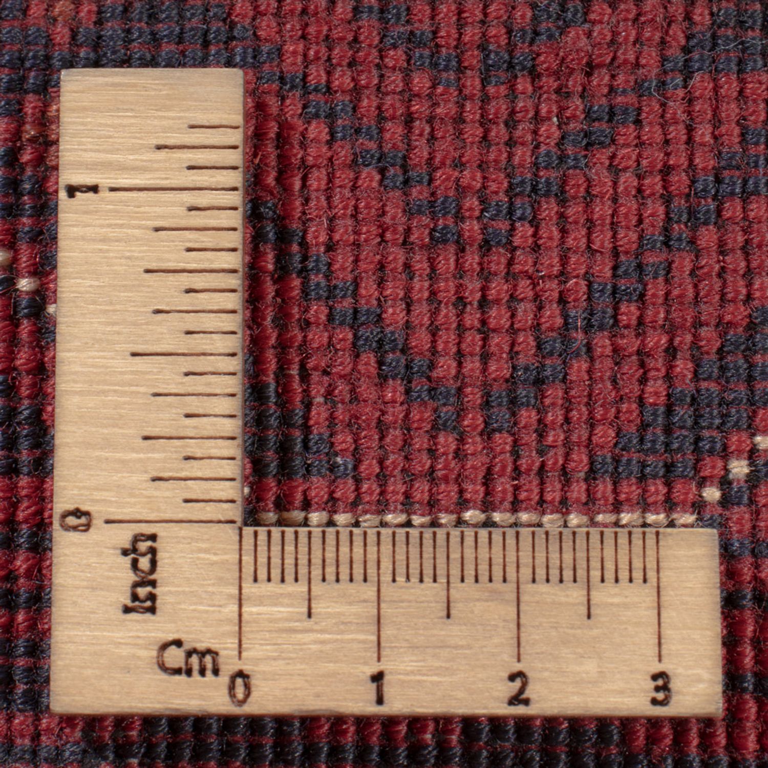 Afghansk matta - Kungliga - 293 x 200 cm - mörkröd