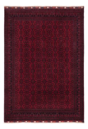 Afghansk matta - Kungliga - 298 x 206 cm - mörkröd