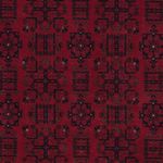 Afghansk matta - Kungliga - 298 x 206 cm - mörkröd