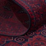 Afghansk matta - Kungliga - 301 x 201 cm - mörkröd