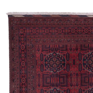 Afghan Rug - Royal - 296 x 200 cm - dark red