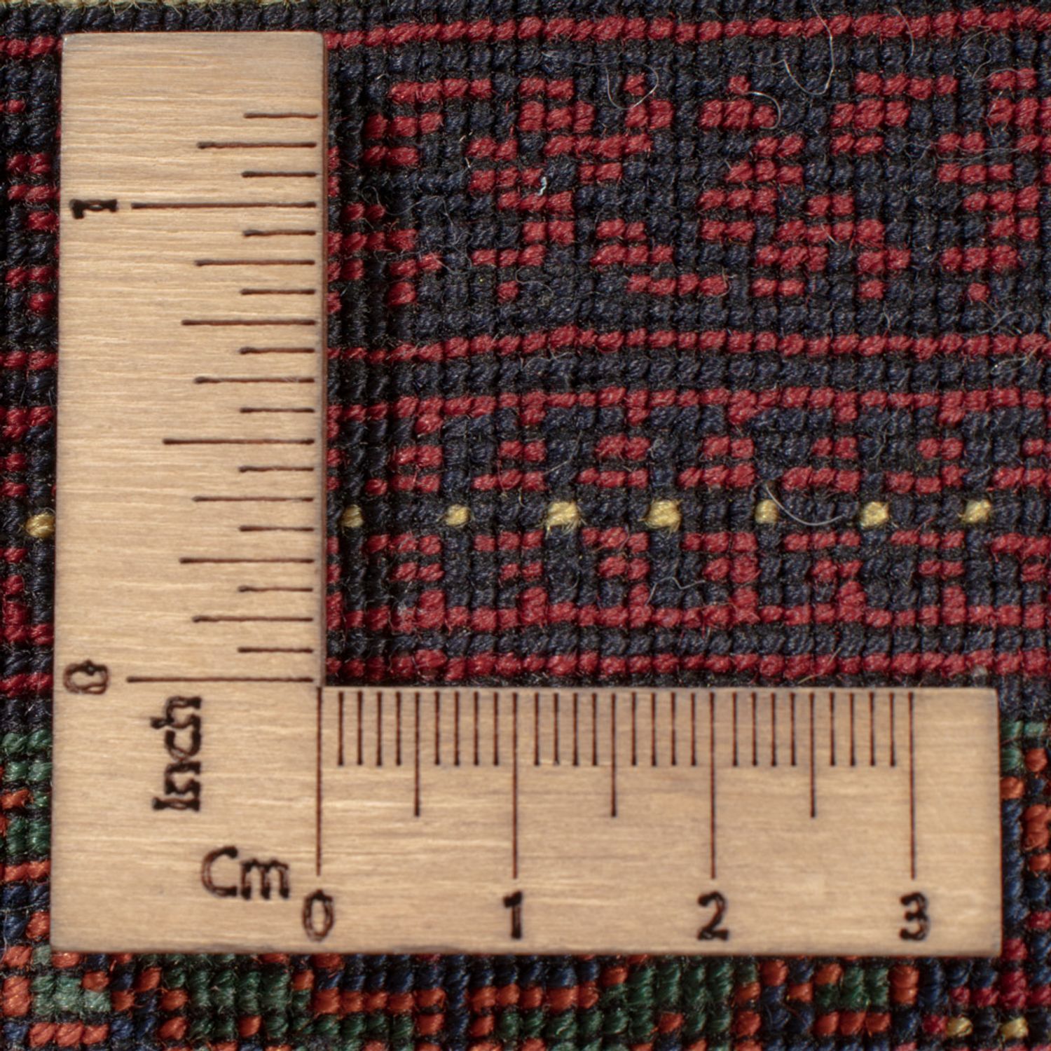 Afghansk matta - Kungliga - 291 x 200 cm - mörkröd