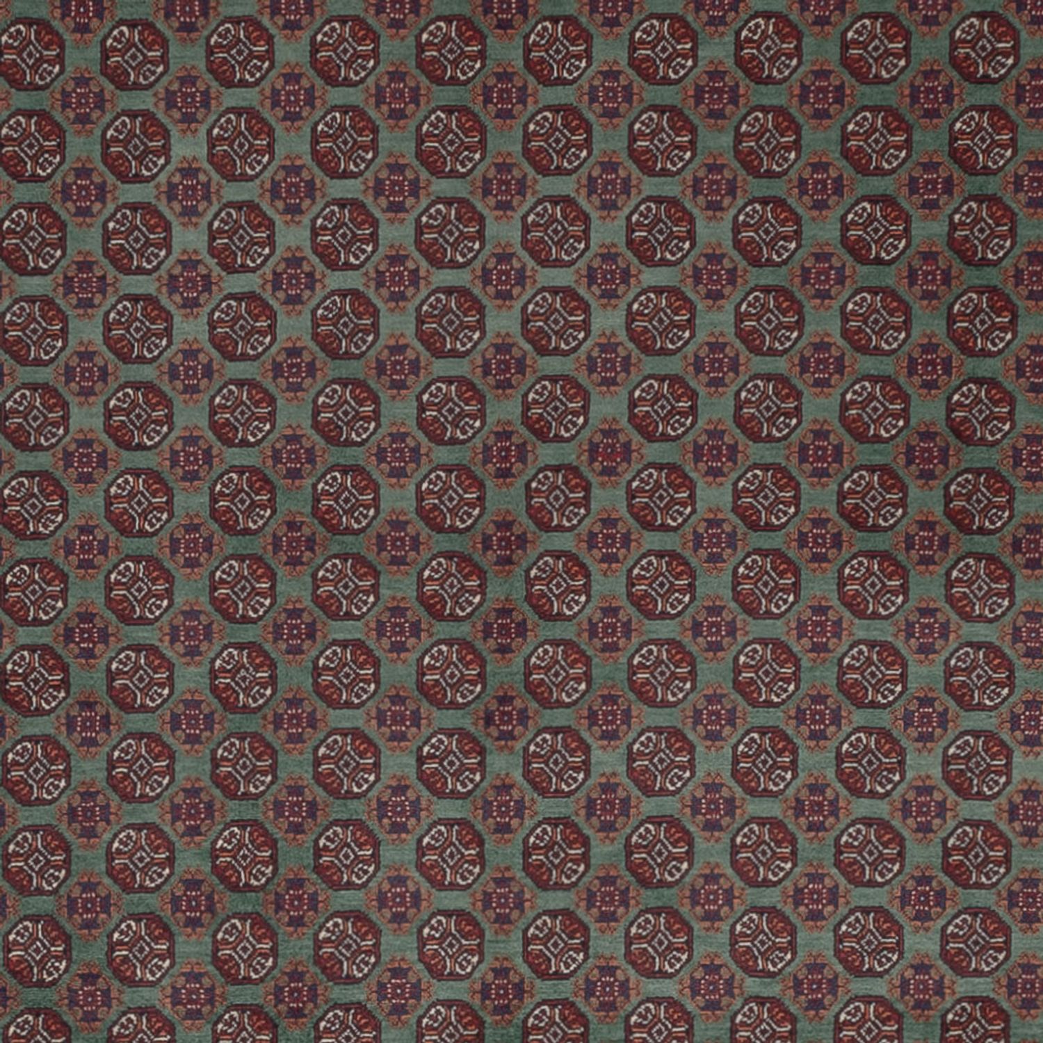 Afghansk matta - Kungliga - 291 x 201 cm - mörkgrön