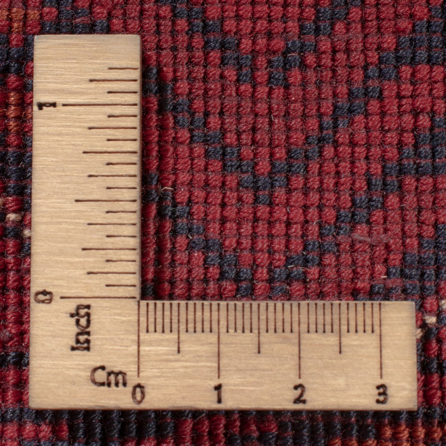 Afghansk matta - Kungliga - 297 x 200 cm - mörkröd