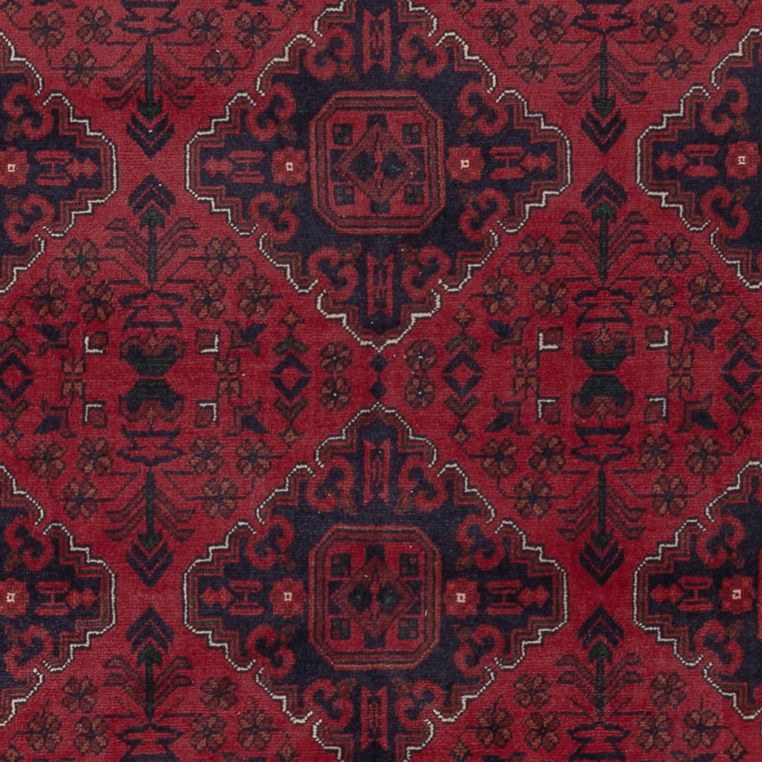 Afghan Rug - Kunduz - 324 x 202 cm - dark red