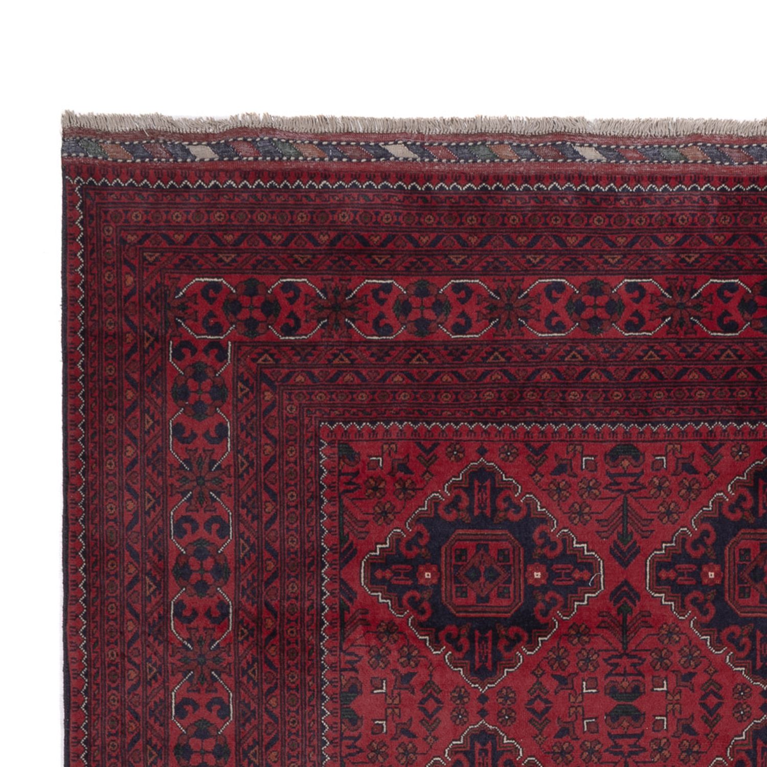 Afghan Rug - Kunduz - 324 x 202 cm - dark red