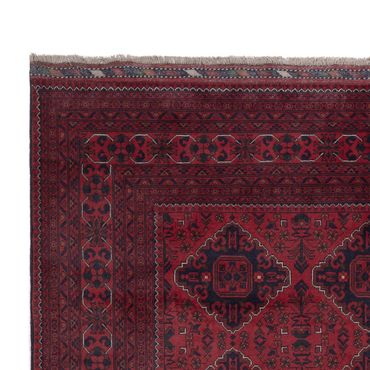 Afghan Rug - Kunduz - 324 x 202 cm - dark red