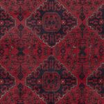Afghan Rug - Kunduz - 324 x 202 cm - dark red