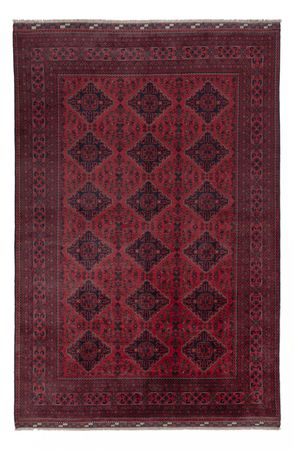 Afghan Rug - Kunduz - 298 x 200 cm - dark red