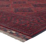 Afghan Rug - Kunduz - 298 x 200 cm - dark red
