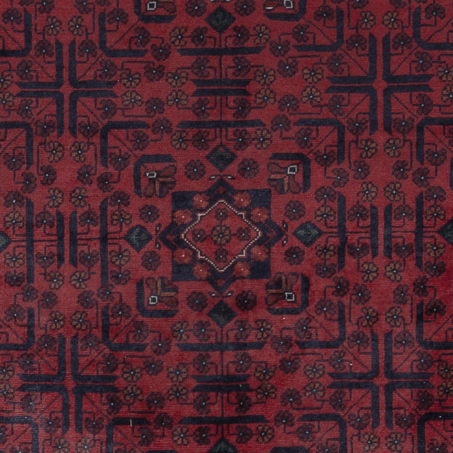 Afghan Rug - Kunduz - 288 x 198 cm - dark red