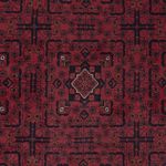 Afghan Rug - Kunduz - 300 x 197 cm - dark red