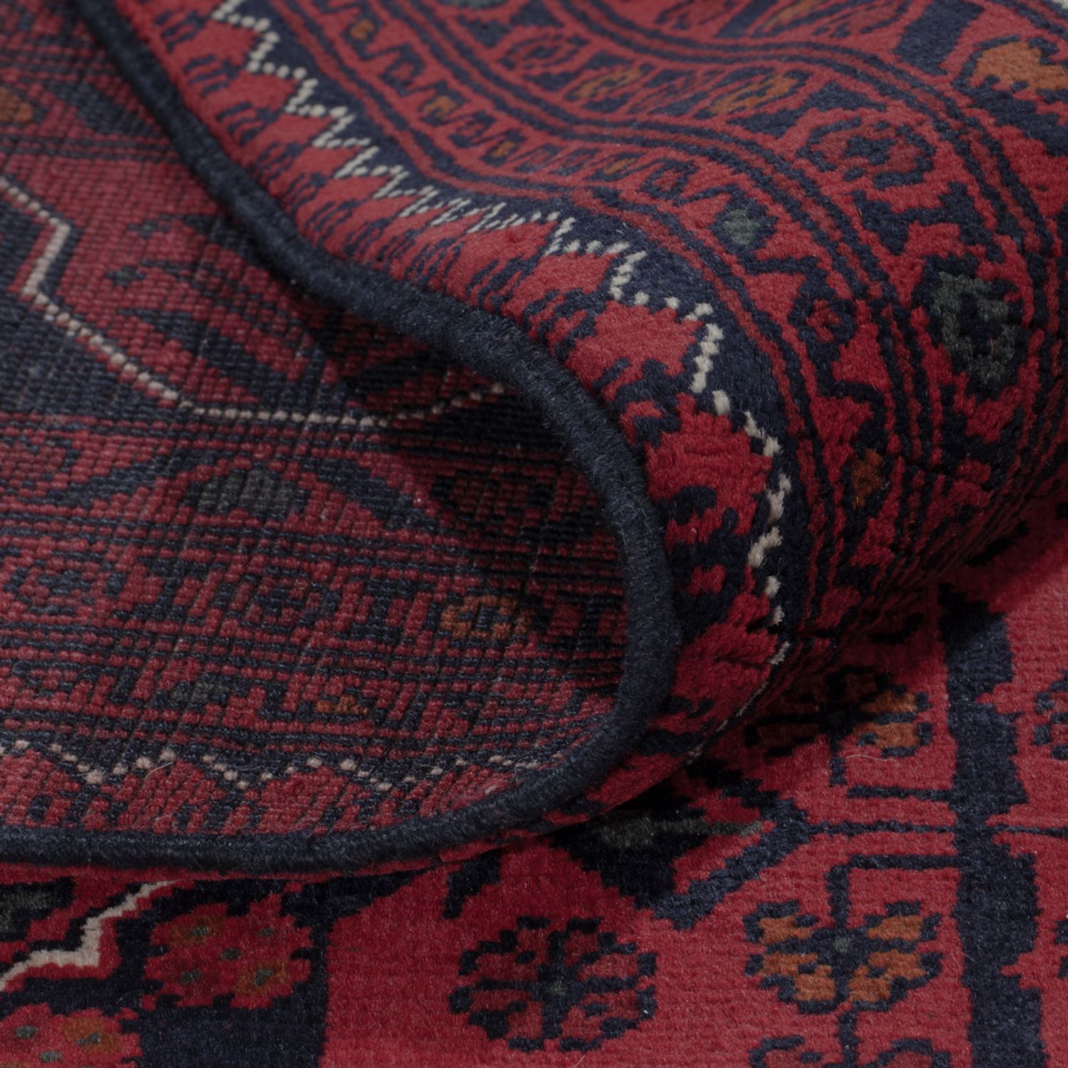 Afghan Rug - Kunduz - 288 x 194 cm - dark red