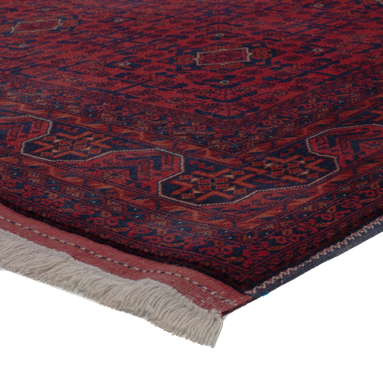 Afghansk matta - Kungliga - 289 x 200 cm - mörkröd