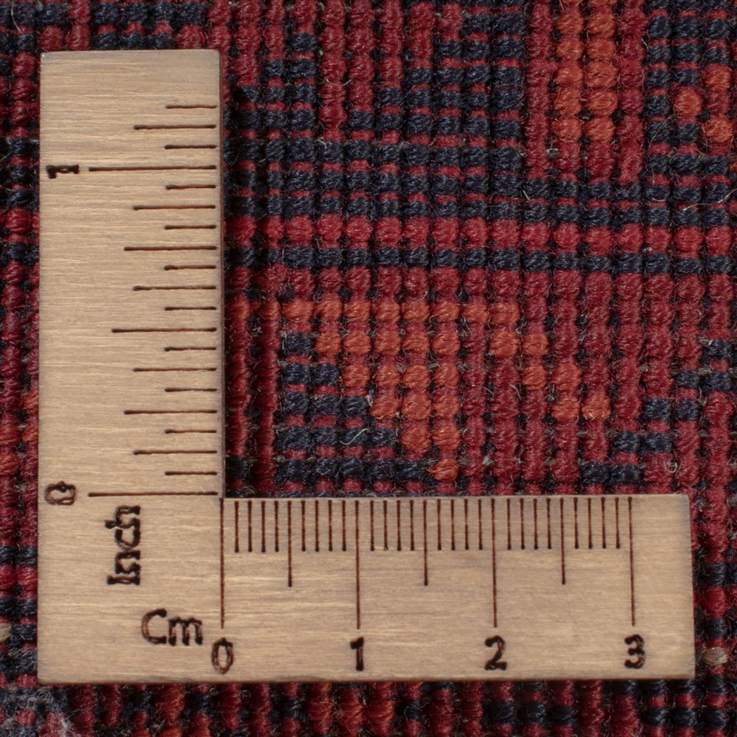 Afghansk matta - Kungliga - 289 x 200 cm - mörkröd