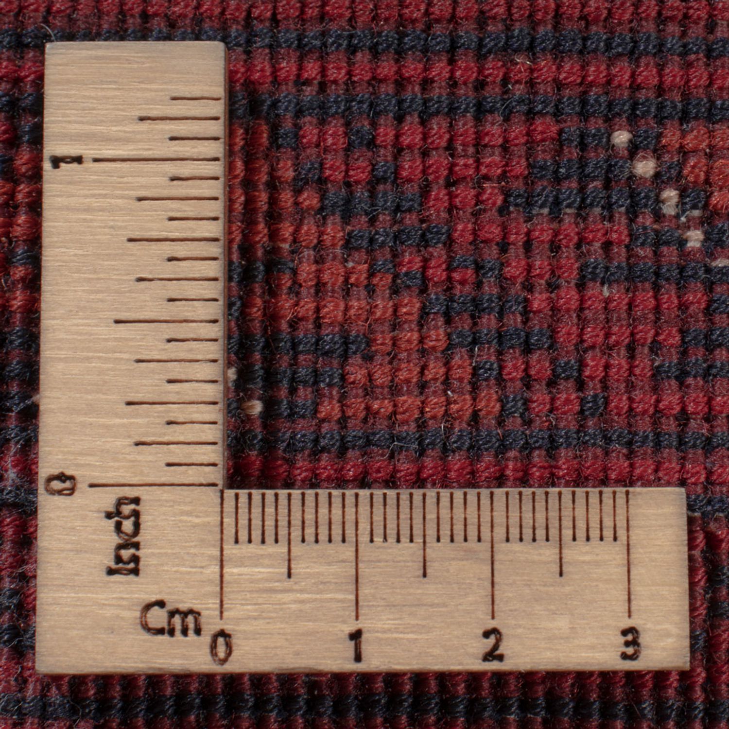 Afghansk matta - Kungliga - 289 x 198 cm - mörkröd