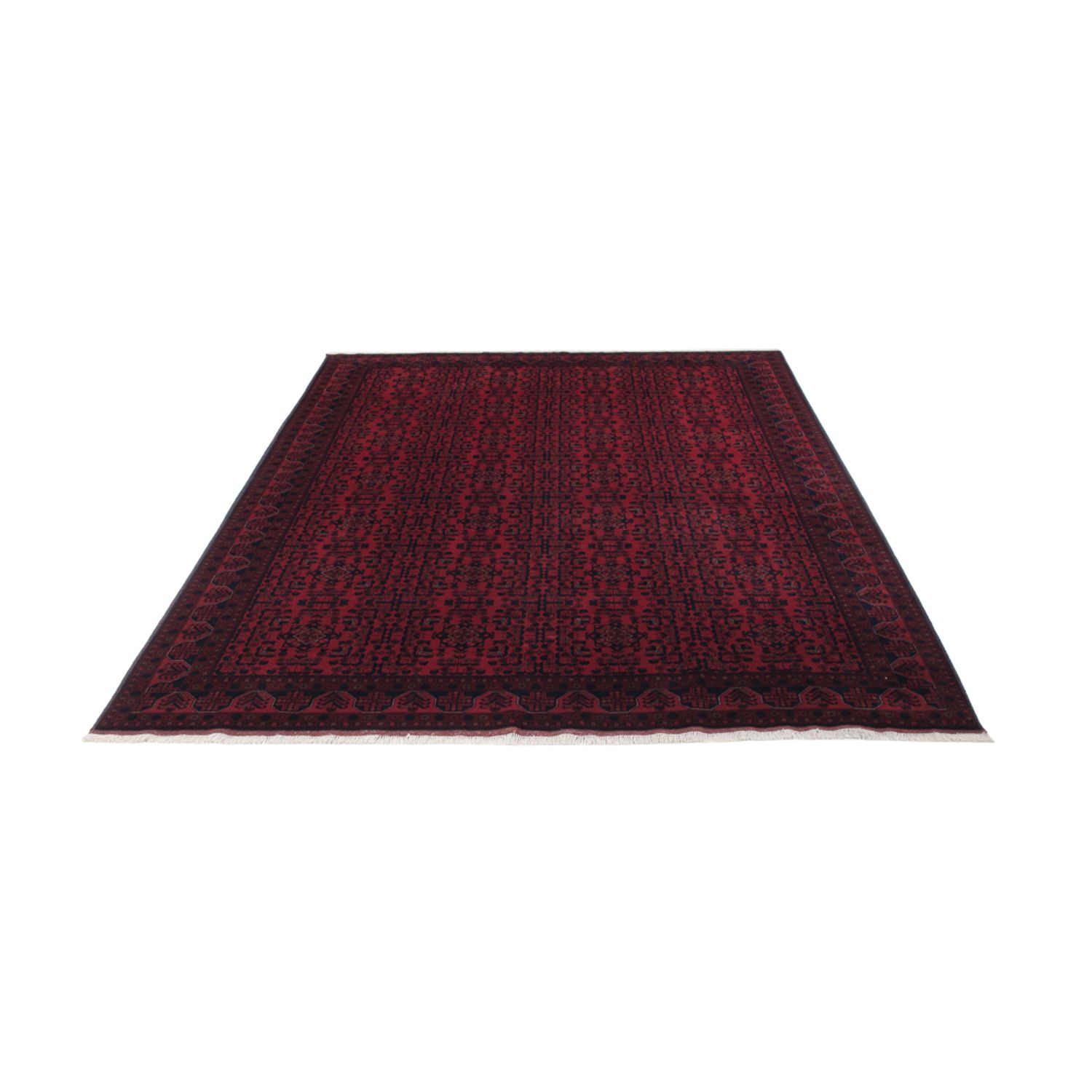 Afghan Rug - Royal - 298 x 195 cm - dark red