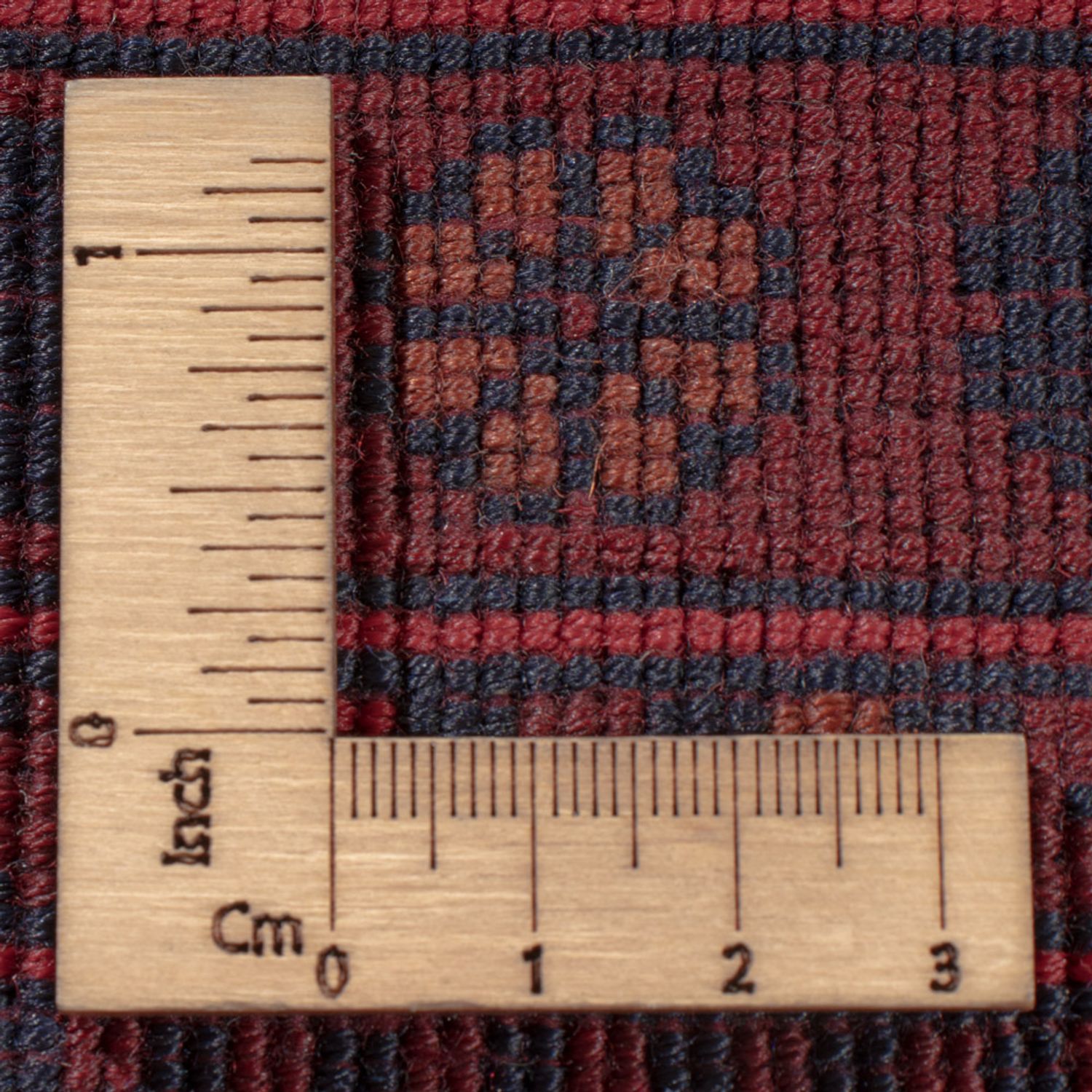 Afghan Rug - Royal - 298 x 195 cm - dark red