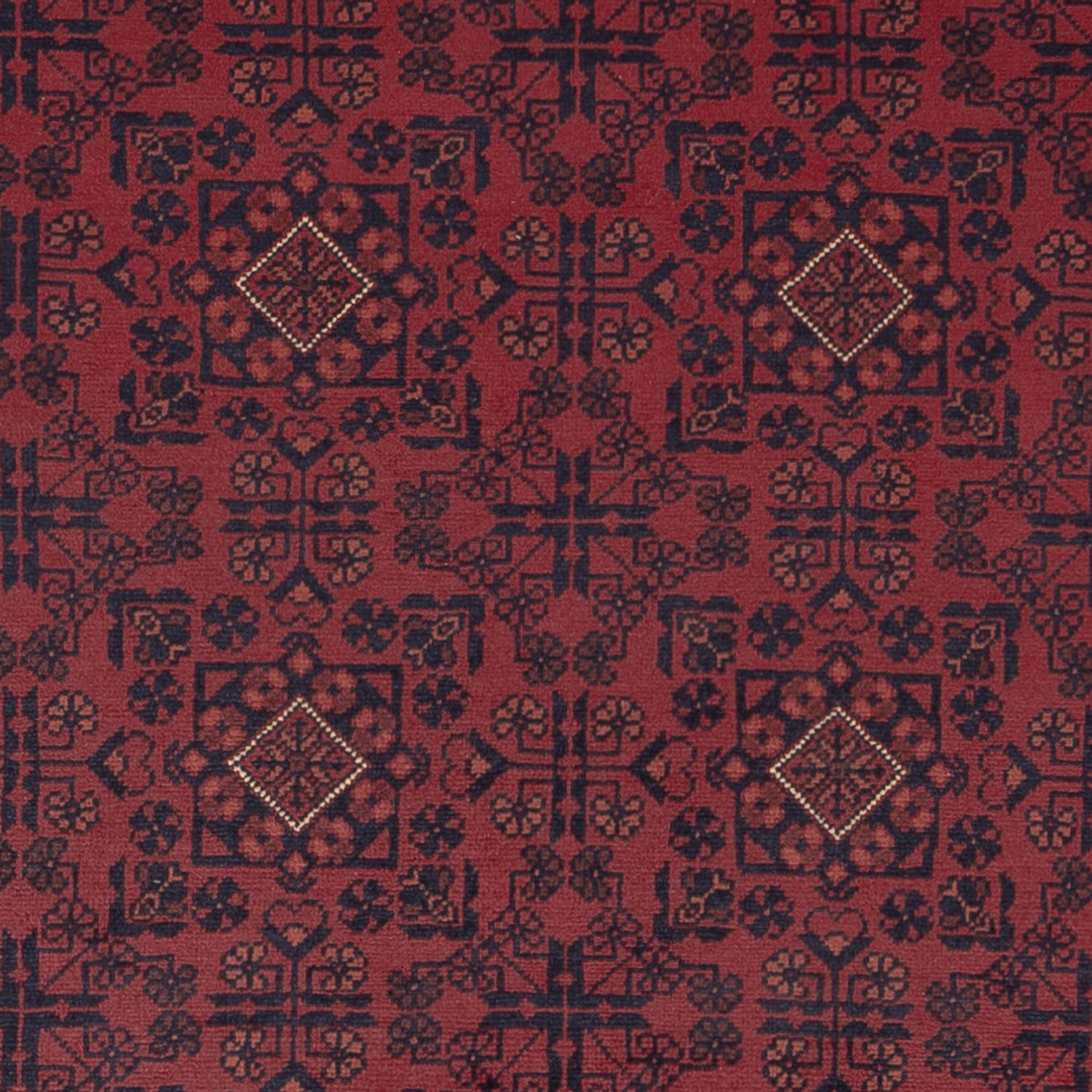 Afghan Rug - Kunduz - 306 x 200 cm - dark red
