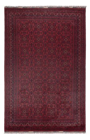 Afghan Rug - Kunduz - 306 x 200 cm - dark red