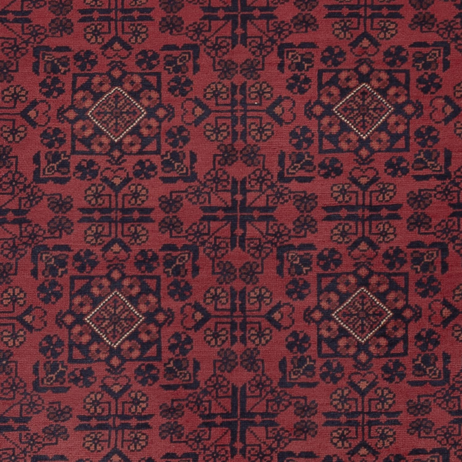 Afghan Rug - Kunduz - 297 x 208 cm - dark red
