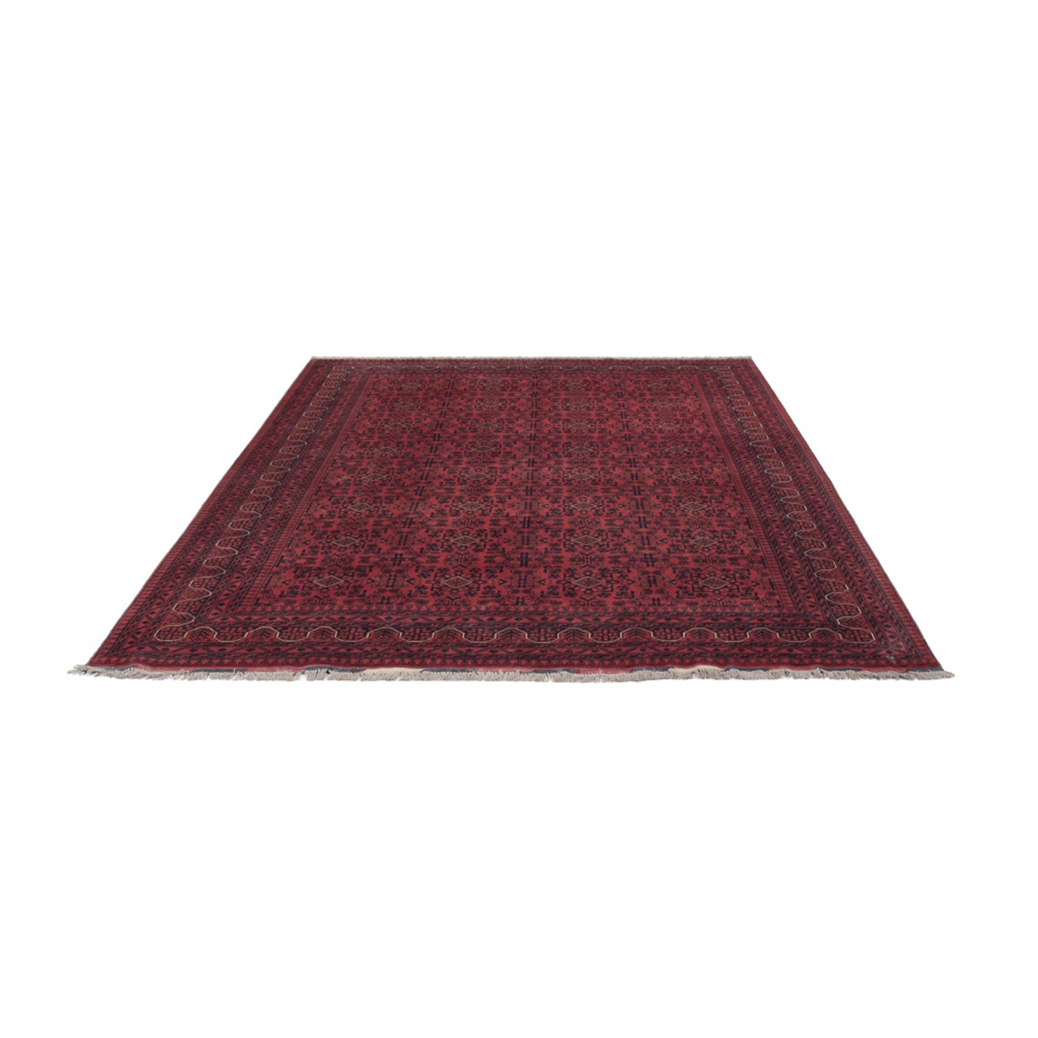 Afghan Rug - Kunduz - 297 x 208 cm - dark red